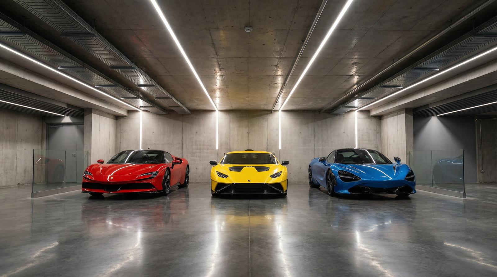 高清3D动漫 - 三台超跑直线加速对决视频演示