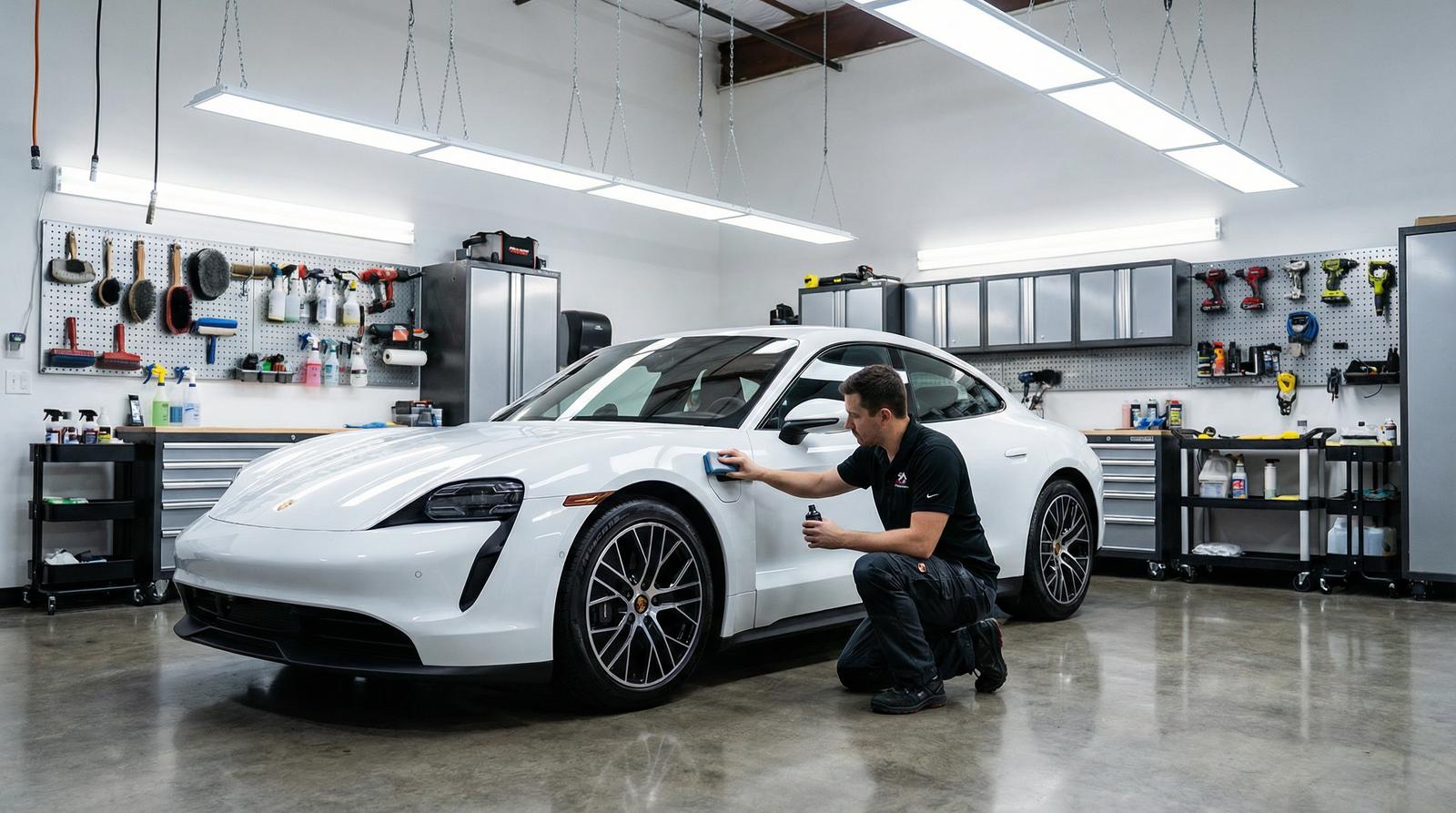 高清3D动漫 - 陶瓷镀膜施工全流程视频教程